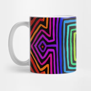 Kuna Indian Rainbow Tortuga Mug